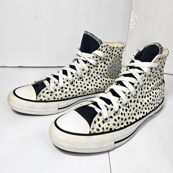 Polka Dot High-Top Athletic Shoes - Picture 9 of 10